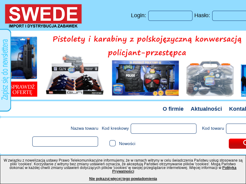 Hurtownia i importer zabawek Poznań - Hurtownia zabawek online - SWEDE